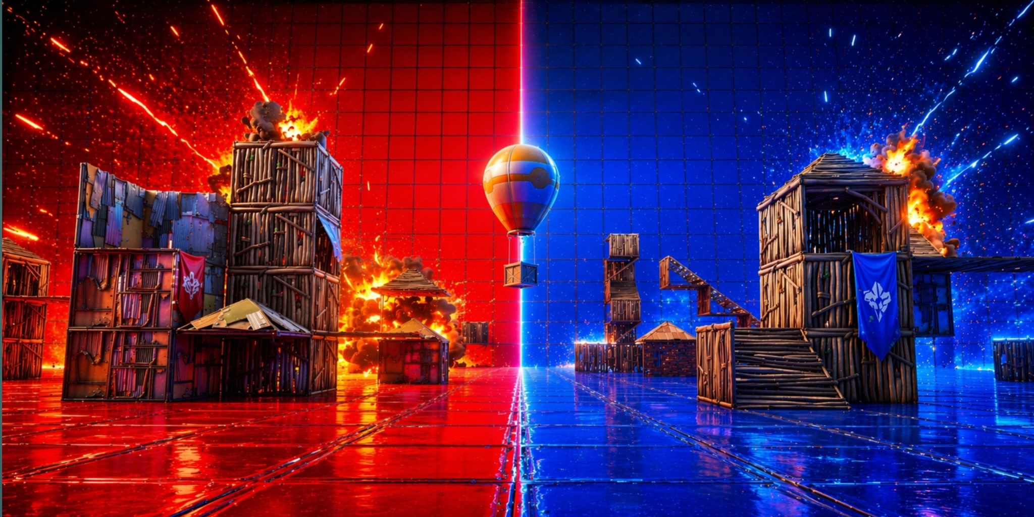 RED VS BLUE [INSANE WAR]🔥