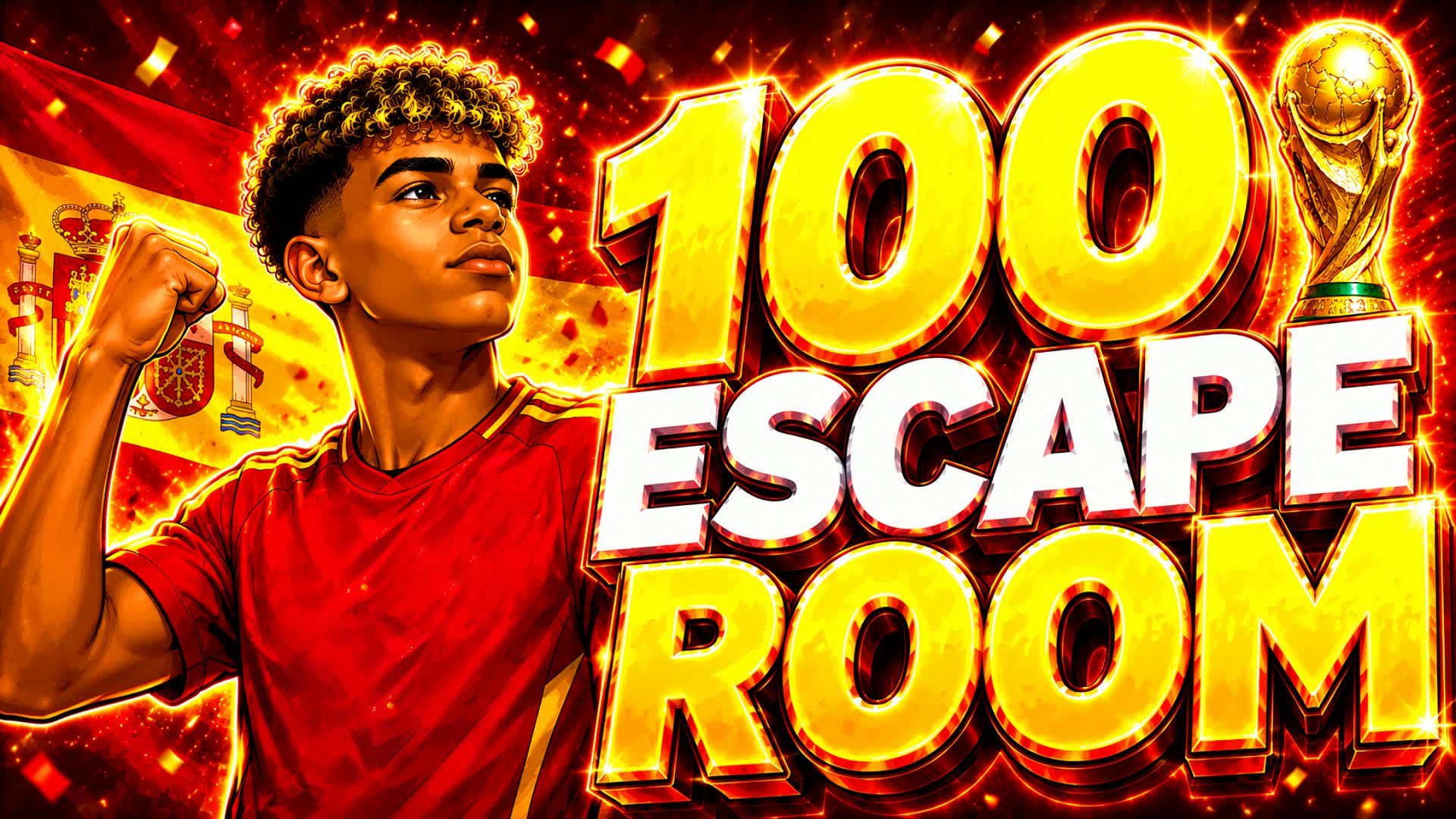 100 CHAMPION ESCAPE ROOM⚽