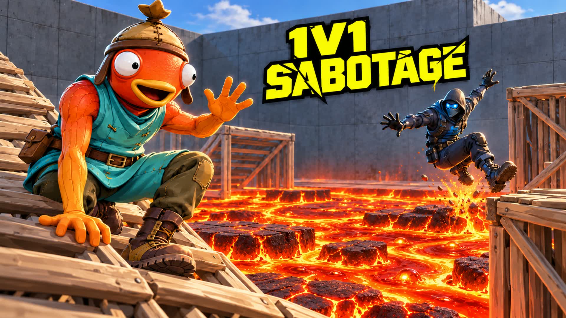 1V1 SABOTAGE - BUILD FIGHTS