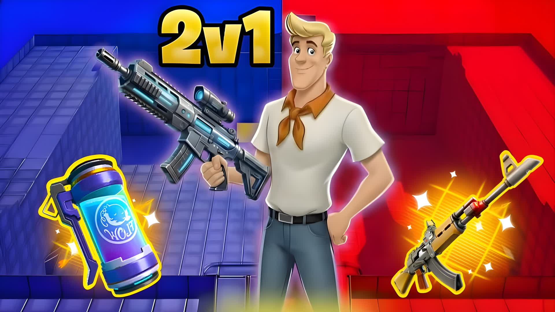 RED VS BLUE 2V1 [2]