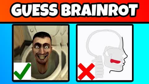GUESS THE CORRECT BRAINROT 🔎
