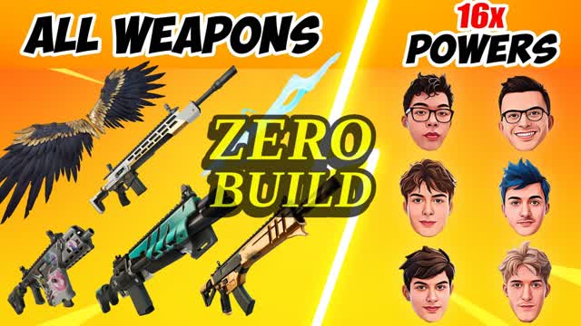 🚫 Zero Build Battle 🔥 FREE FOR ALL