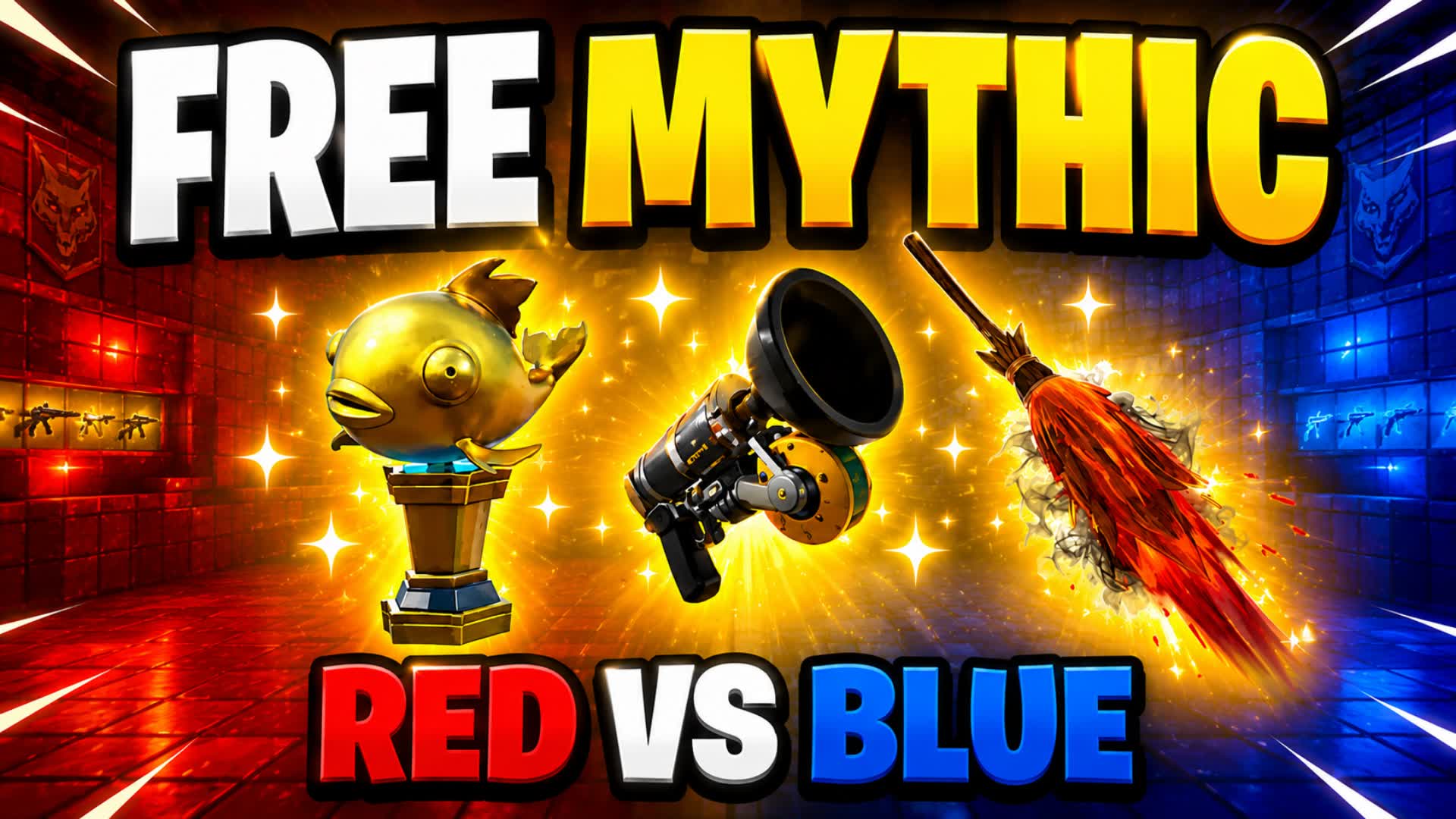 RED VS BLUE🔴🔵 FREE MYTHICS🔥
