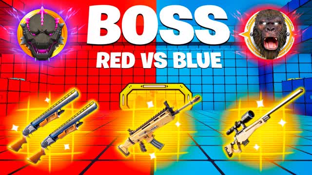 BOSS RED VS BLUE 🔴🔵