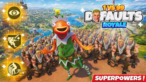 1 VS 99 DEFAULTS ROYALE 🧠