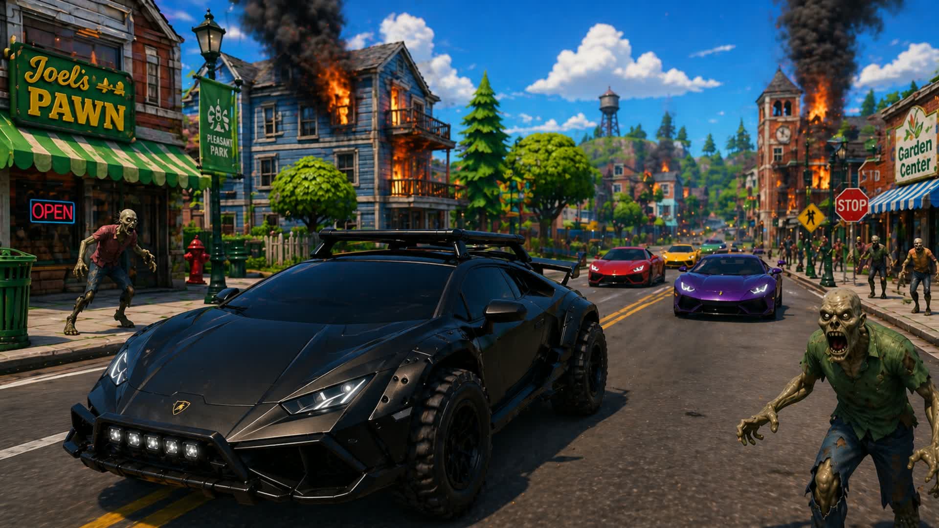 Crazy Zombie City Drive 🚗 FFA ⭐️ TWDU