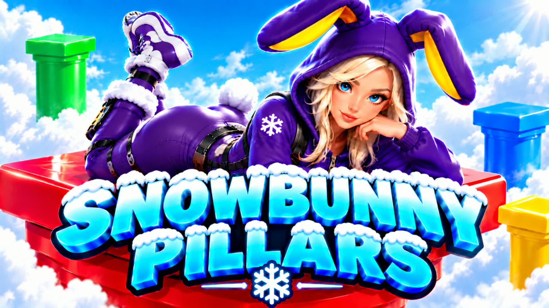 SNOW BUNNY PILLARS