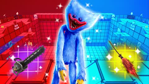 INSANE HUGGY WUGGY 💙 RED VS BLUE🔵🔴
