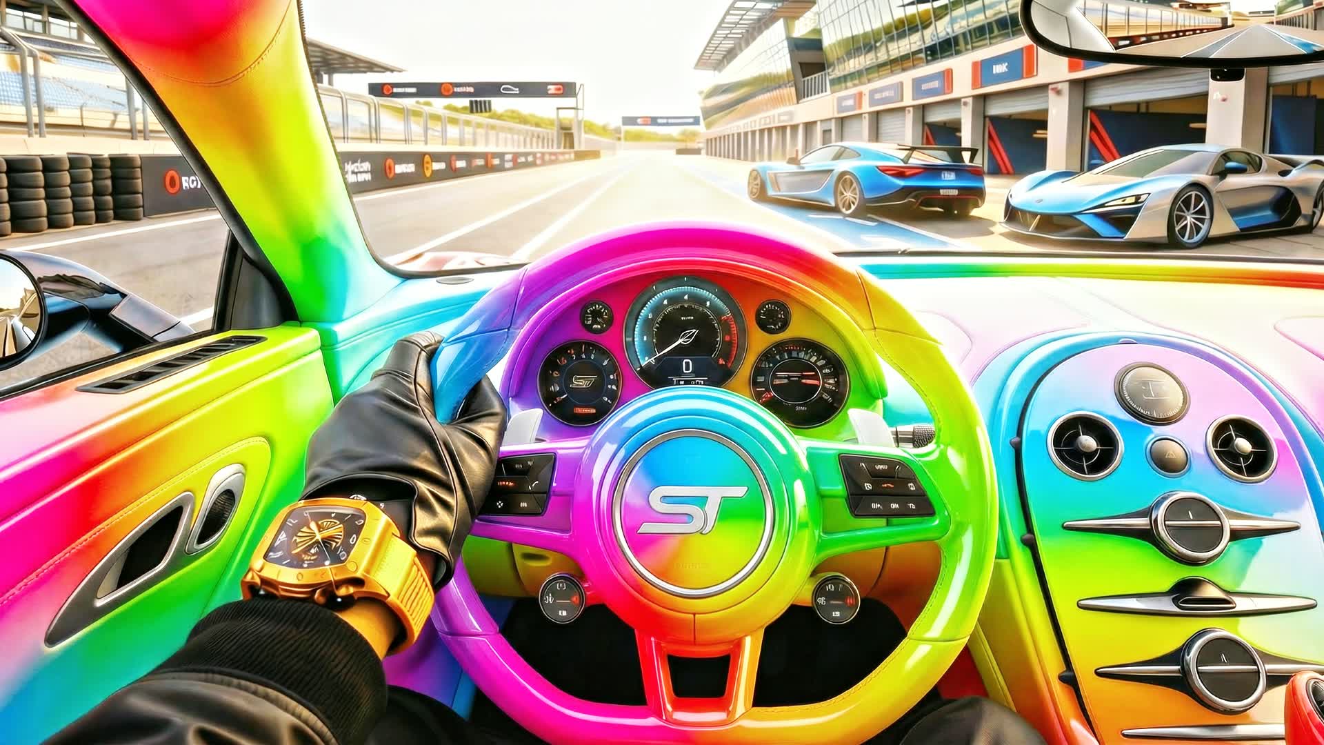 🌈色鮮やかなドライブ🏔️ドライビング・シティ👕ファッション