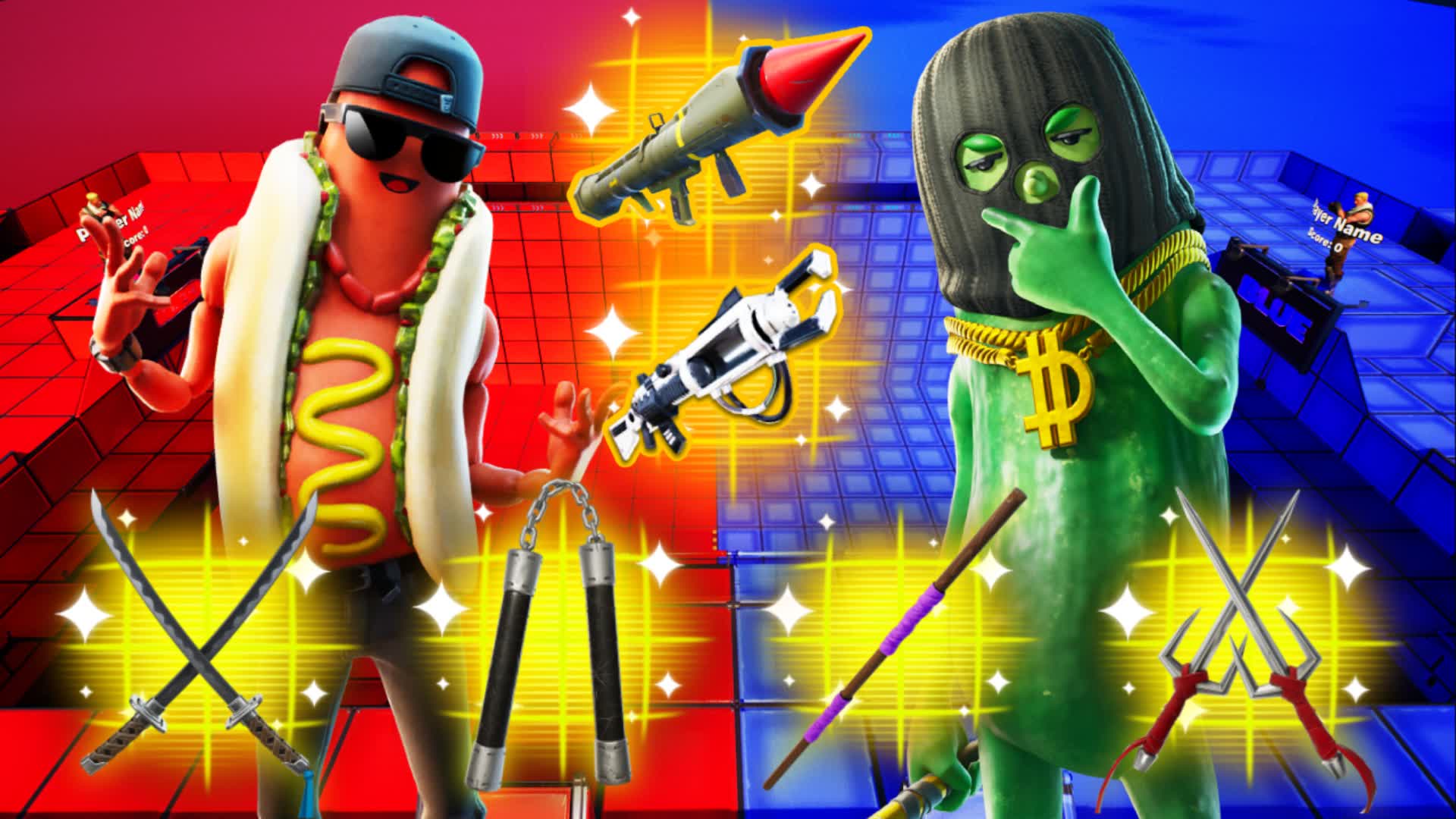 TMNT⭐ BIG DILL VS HOTDOG 🔴🔵