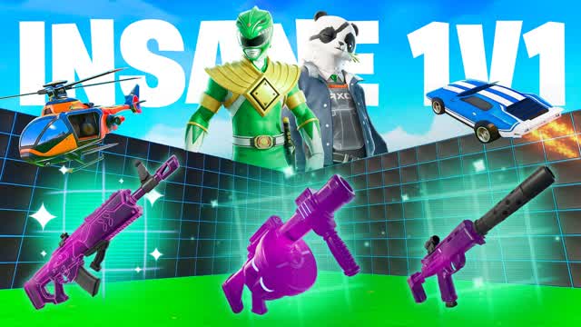 INSANE 1V1 ALL GUNS & CARS + SECRETS