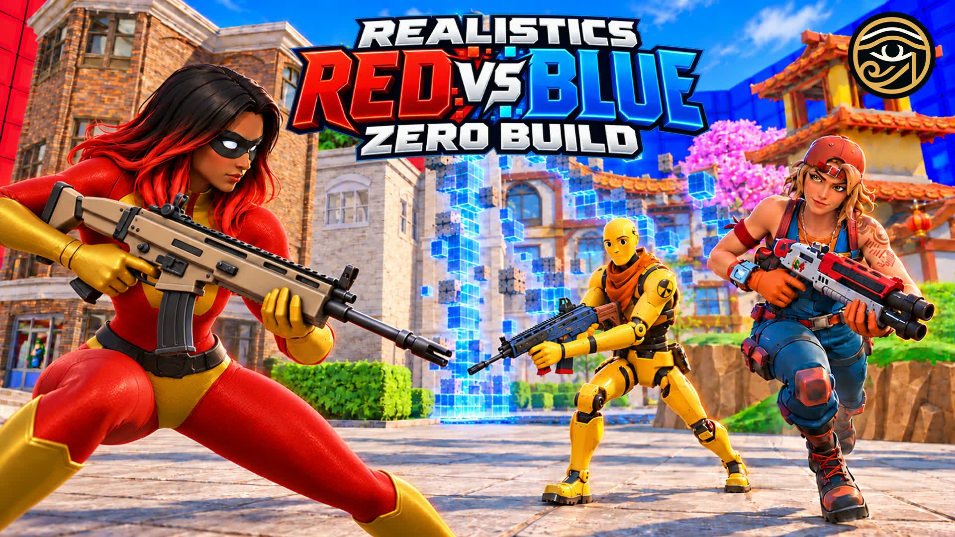 Realistics Red VS Blue Zero Build 🔴🔵