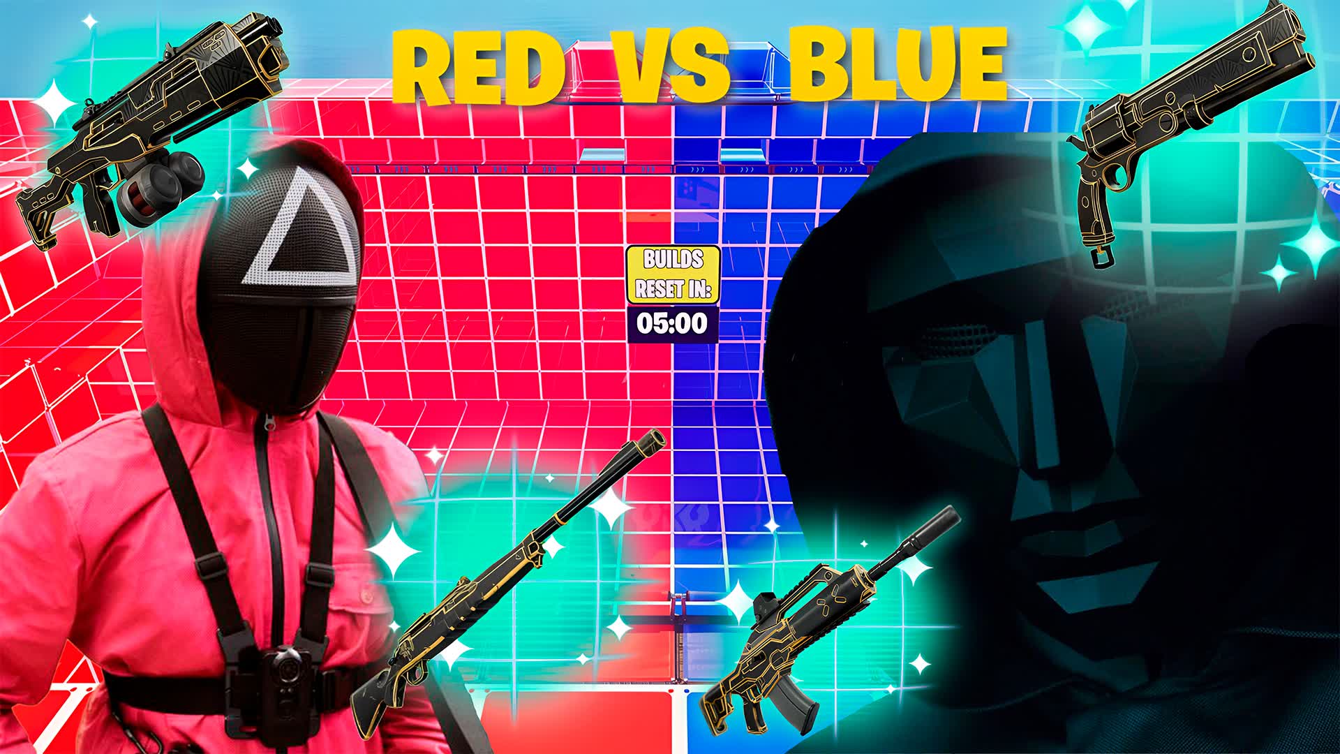 🔴MEGA RED VS SUPER BLUE🔵