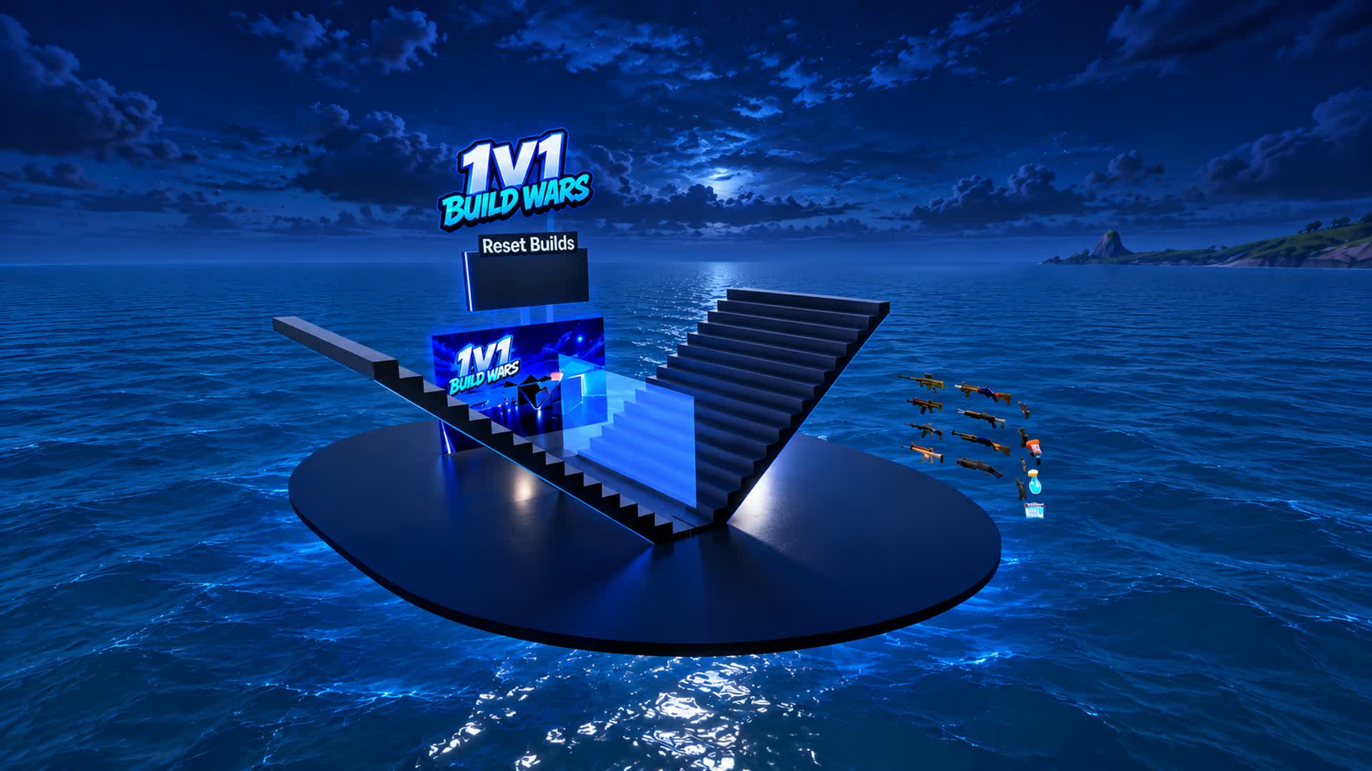 1V1 Build Wars - Fortnite island 1128-1598-3455 by Secret_ШKURT