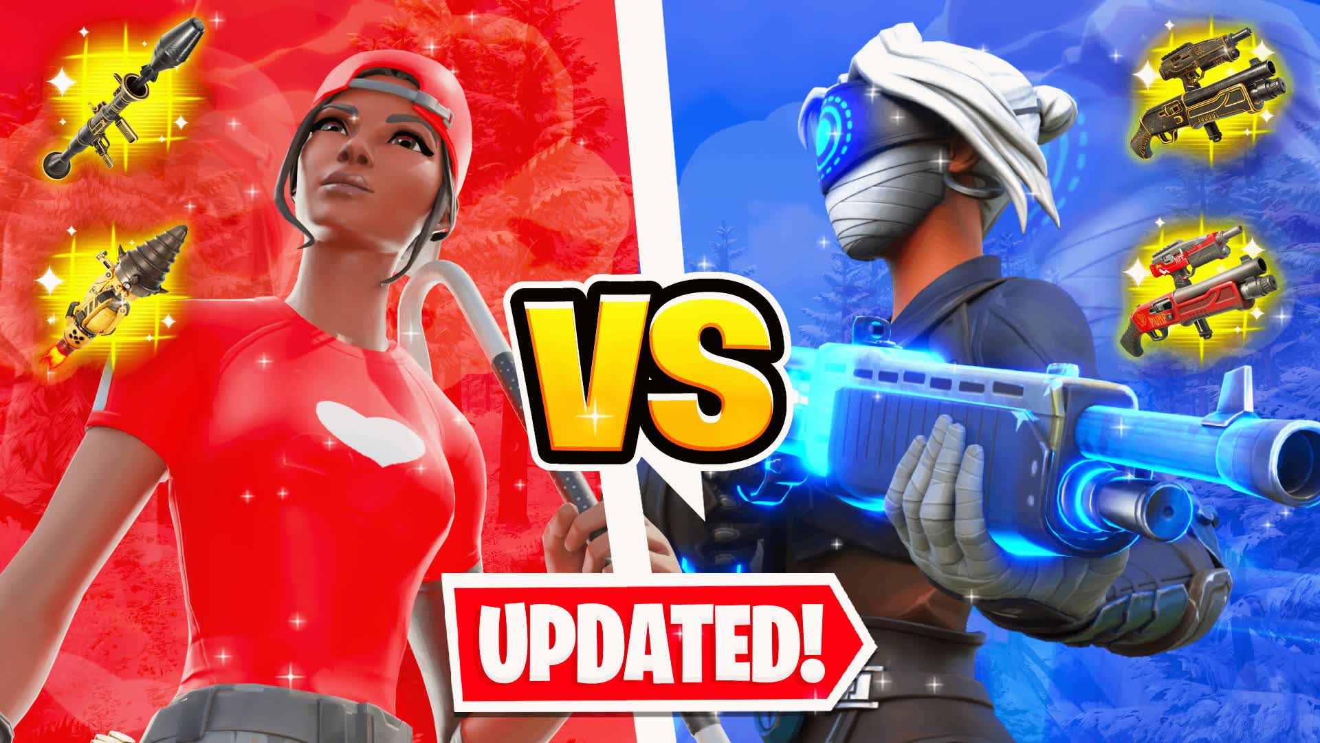 Basic Red vs Blue🔴🔵