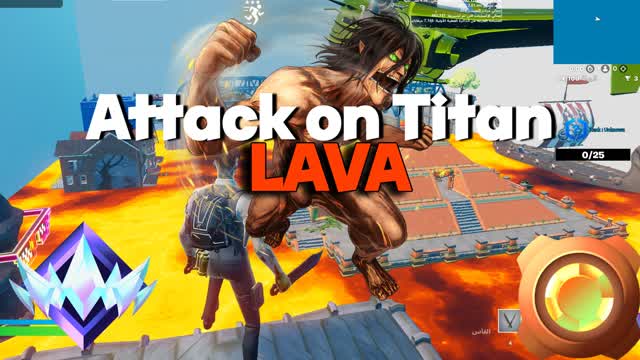 JETL Attack on Titan lava
