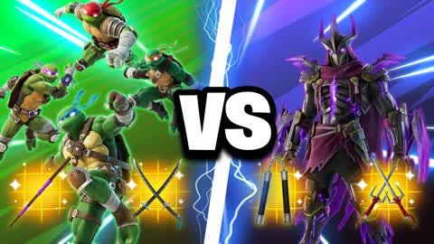 🐢TMNT vs Shredder🟢 🟣