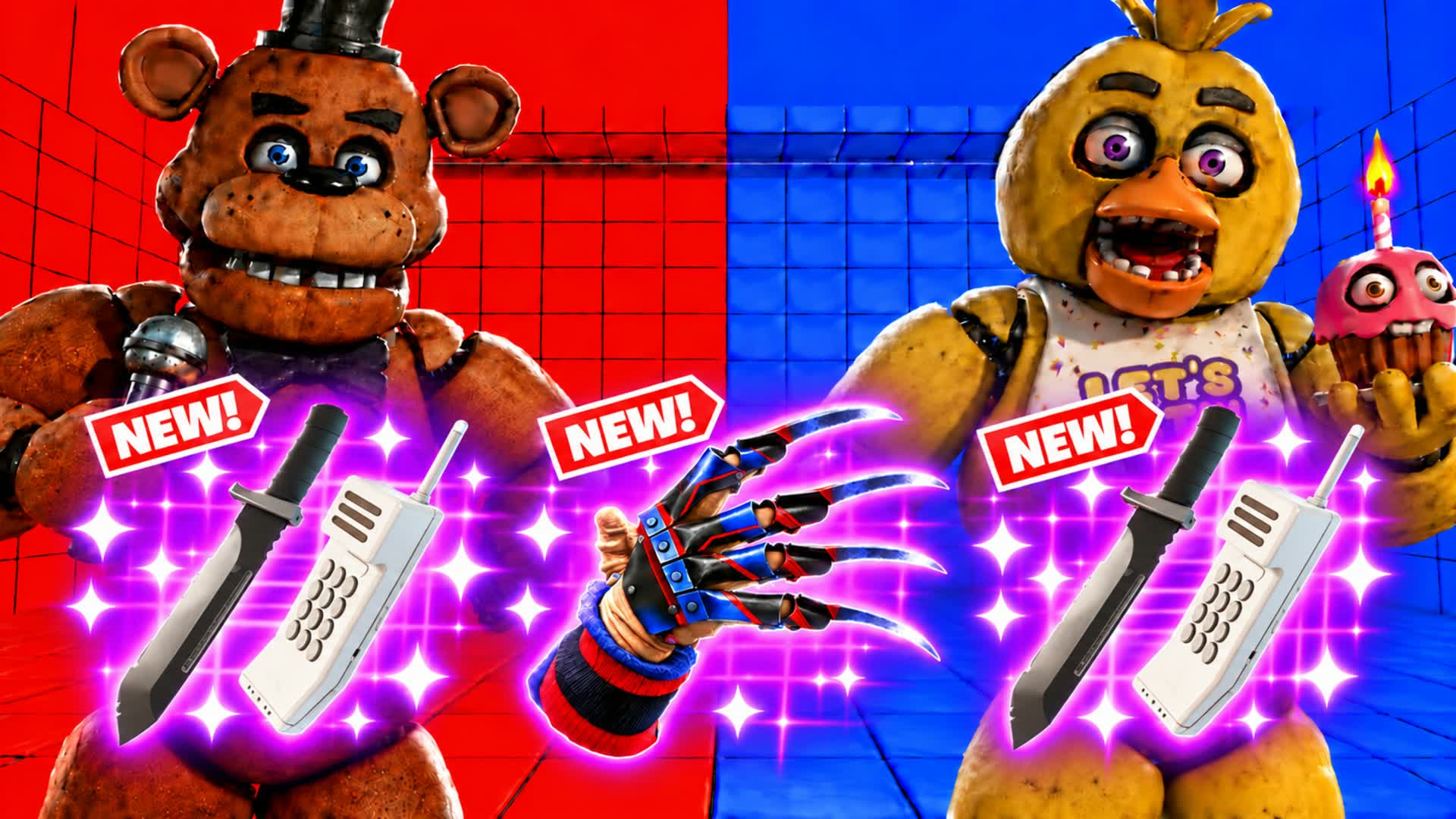 FNAF RVB レッドVSブルー 🔴🔵
