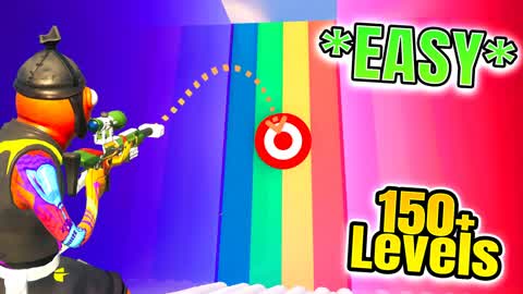 EASY TRICKSHOT PARKOUR 🎯150 Levels