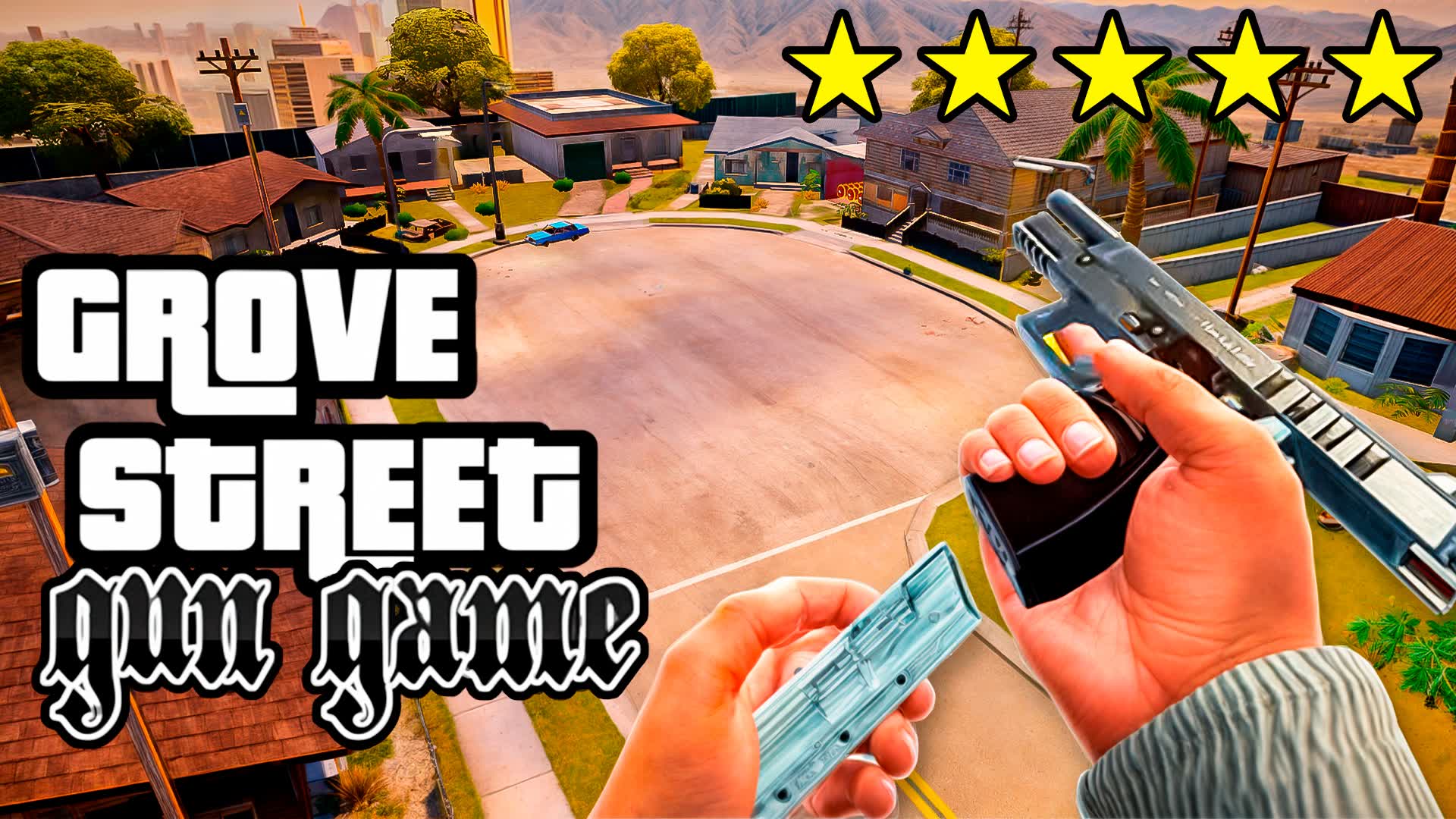 GROVE STREET GUN GAME ⭐️ ONE SHOT 🎯
