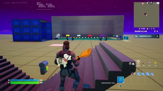 1v1 Build Fight Warm Up & Range