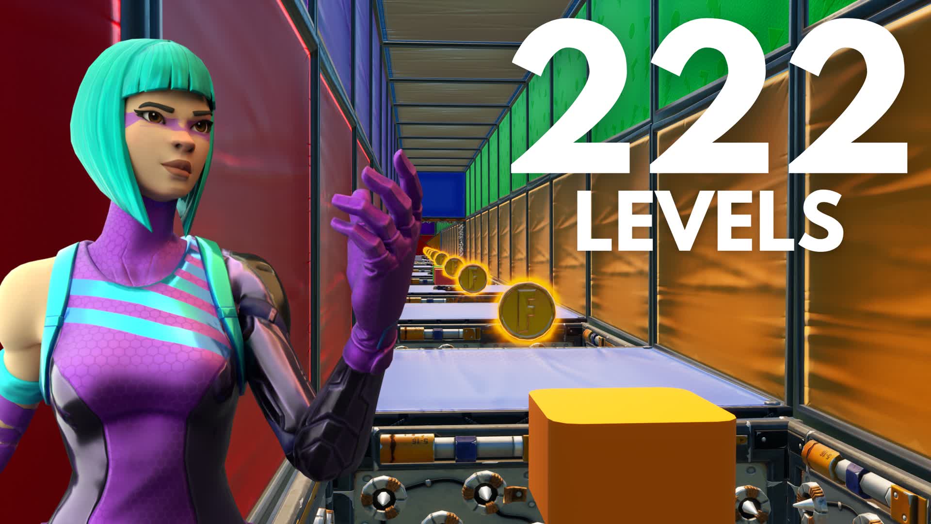 222 Level Deathrun [EASY]