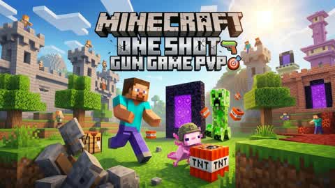 Minecraft Gun Game🔫 One Shot PvP🎯
