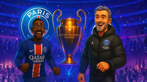 CHAMPIONS LEAGUE WINNERS PSG VS INTER!!!