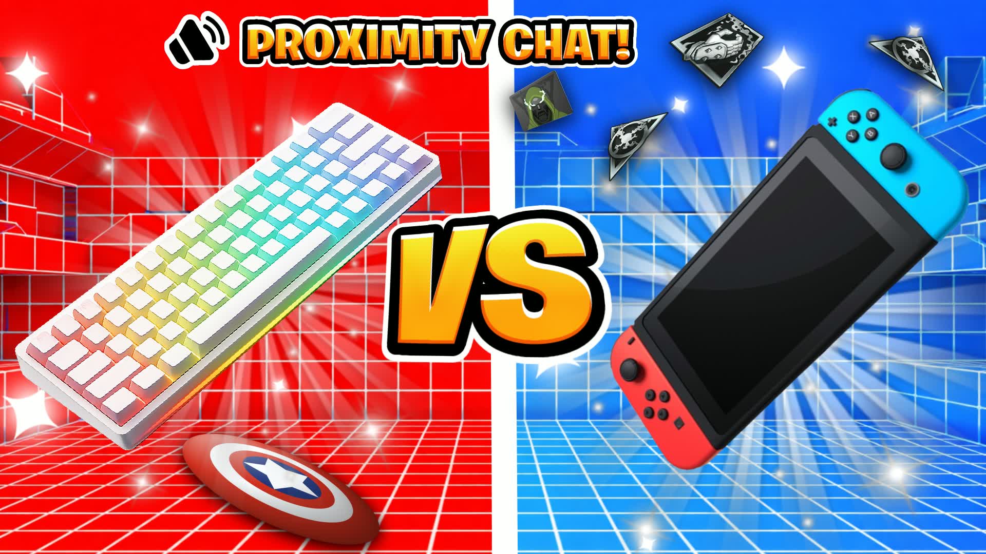 LMAO CONSOLE VS PC レッド vs ブルー🔴🔵