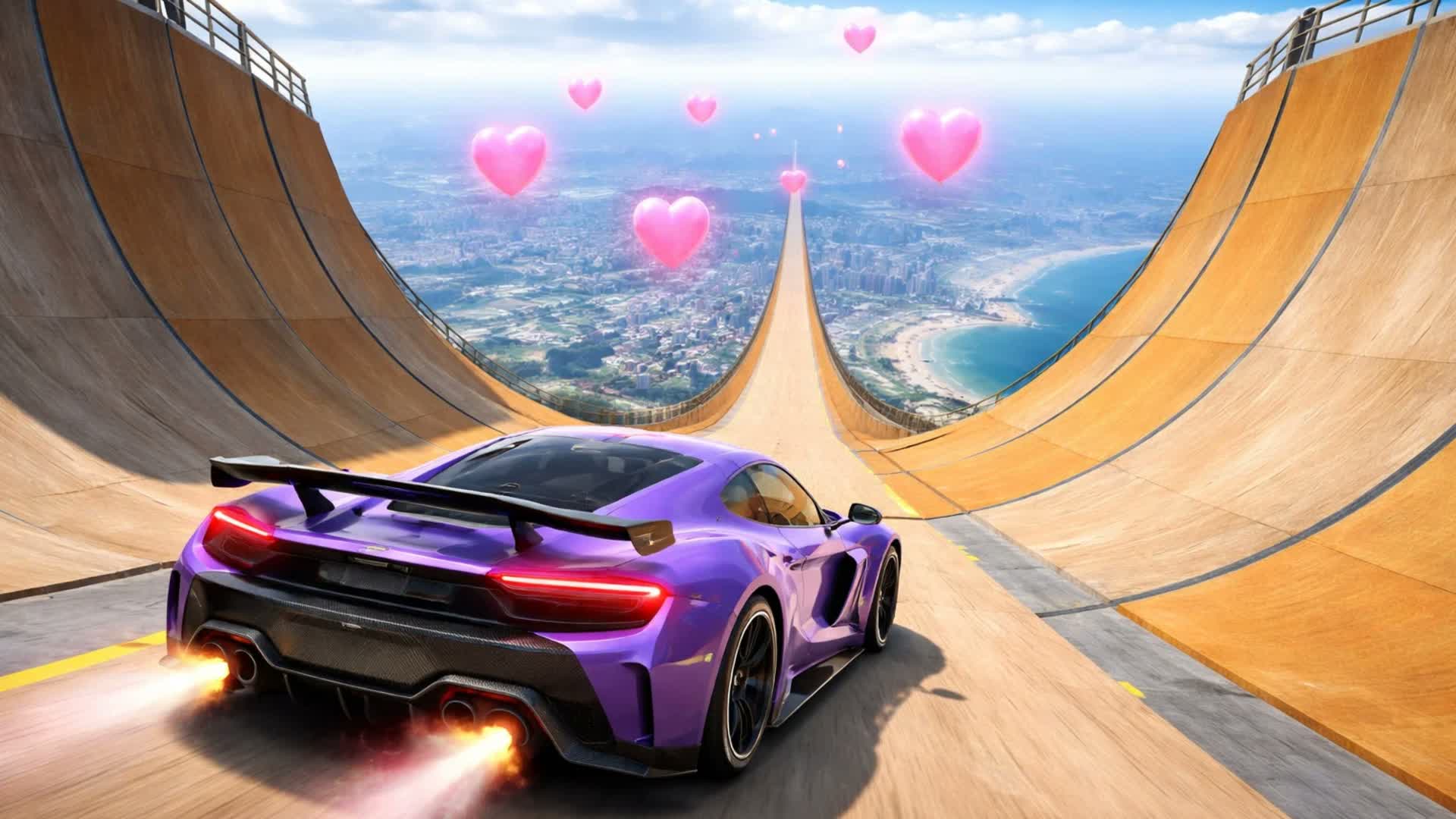 バレンタイン駐車場パルクール