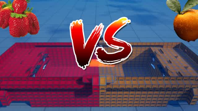 Strawberry vs oranges fun rumble