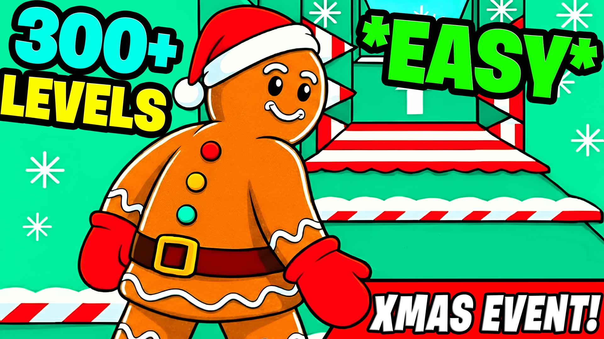 ❄️PARKOUR EASY MODE 300+❄️