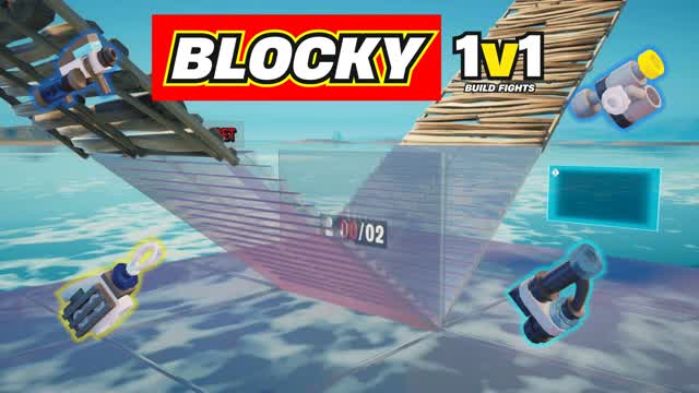 BLOCKY 1v1 BUILD FIGHTS