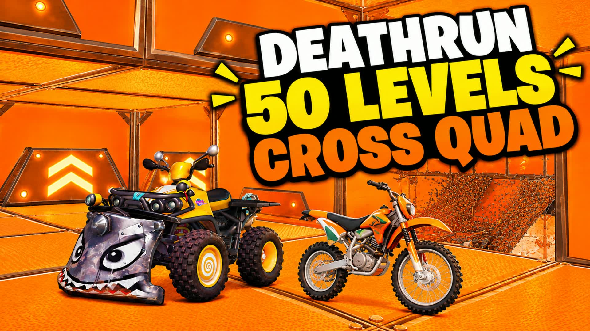 CROSS QUAD PARKOUR⭐️6767 DEATHRUN باركور