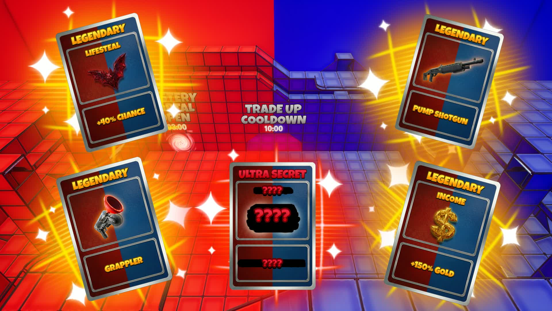 スーパーカード 赤vs青