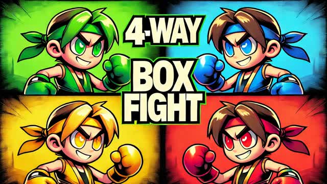 4-way box fight