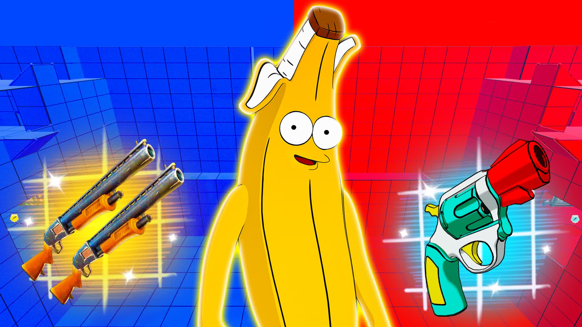 MEGA BANANA RED VS BLUE 🔴🔵 KPOP 🍌