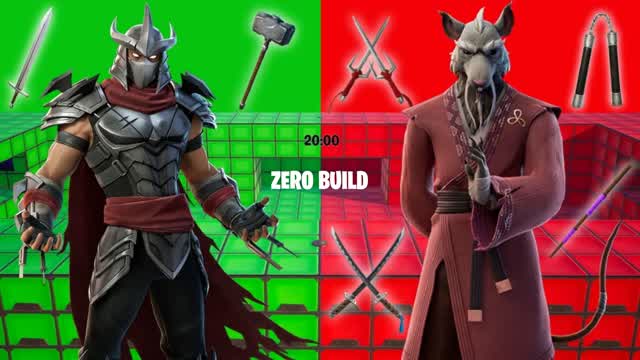🔫SPLINTER VS SHREDDER - ZERO BUILD🔫