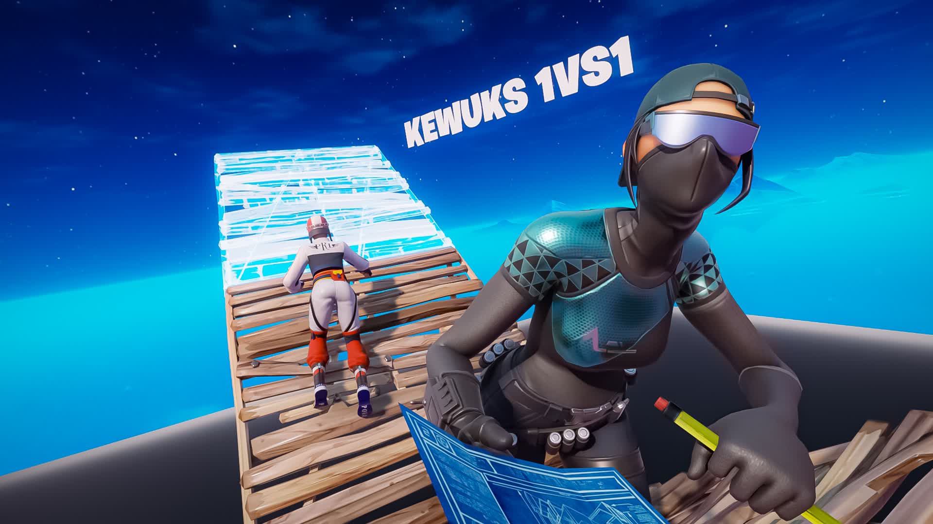 1V1 BUILD FIGHT [KEWUKS]