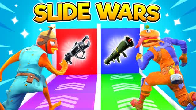 SLIDE WARS 🔥 FREE FOR ALL 🔫 1v1