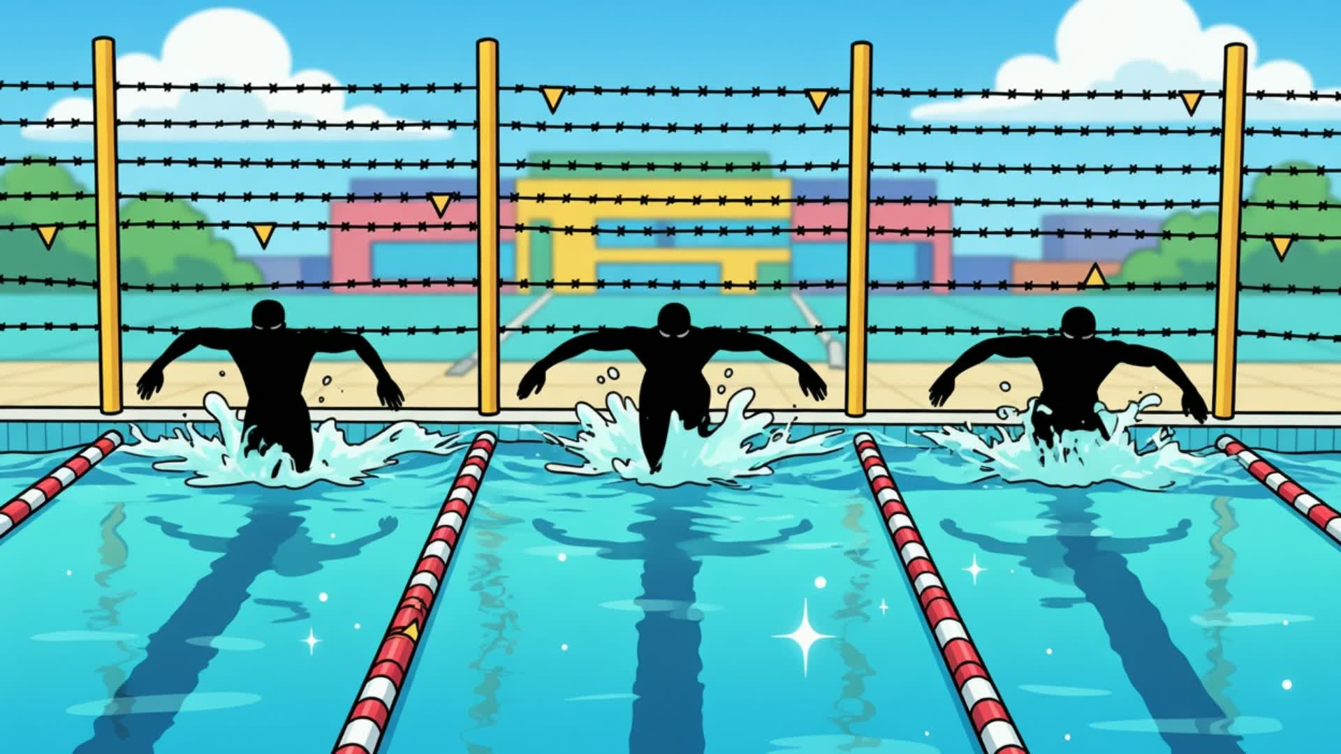 Danger Swim!!