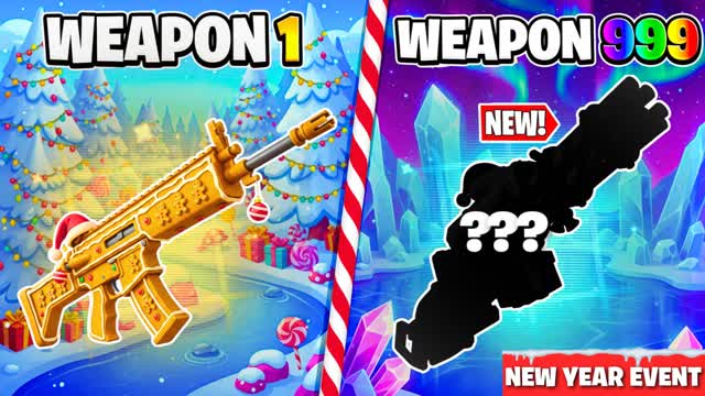 🎄CHRISTMAS GUN GAME🎄ONE SHOT WITH BOTS