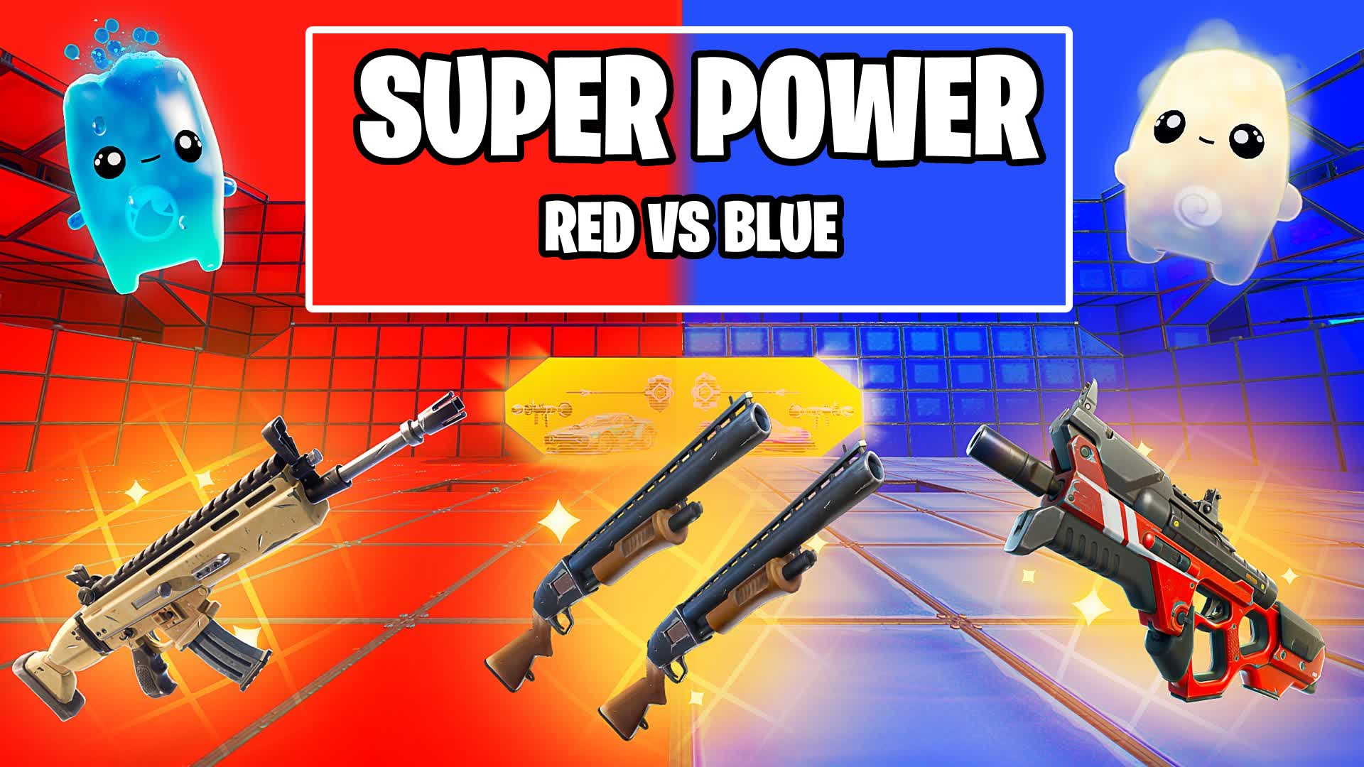 ⚡️SUPER POWER RED VS BLUE🔴🔵