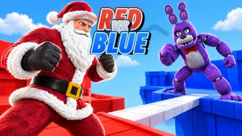 RED VS BLUE FROSTY SANTA âď¸đ´đľ