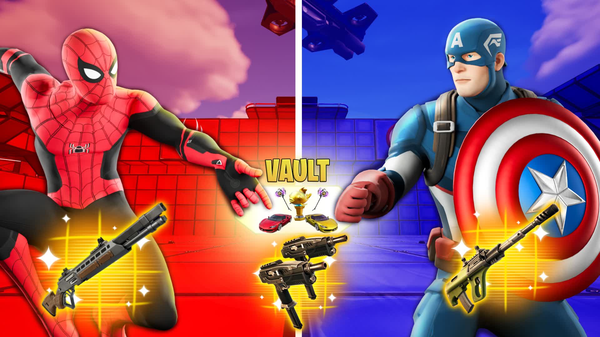 MEGA CRAZY RED VS BLUE 🔴🔵