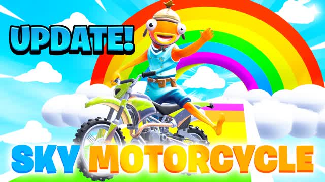 🌈SKY MOTORCYCLE PARKOUR🌈