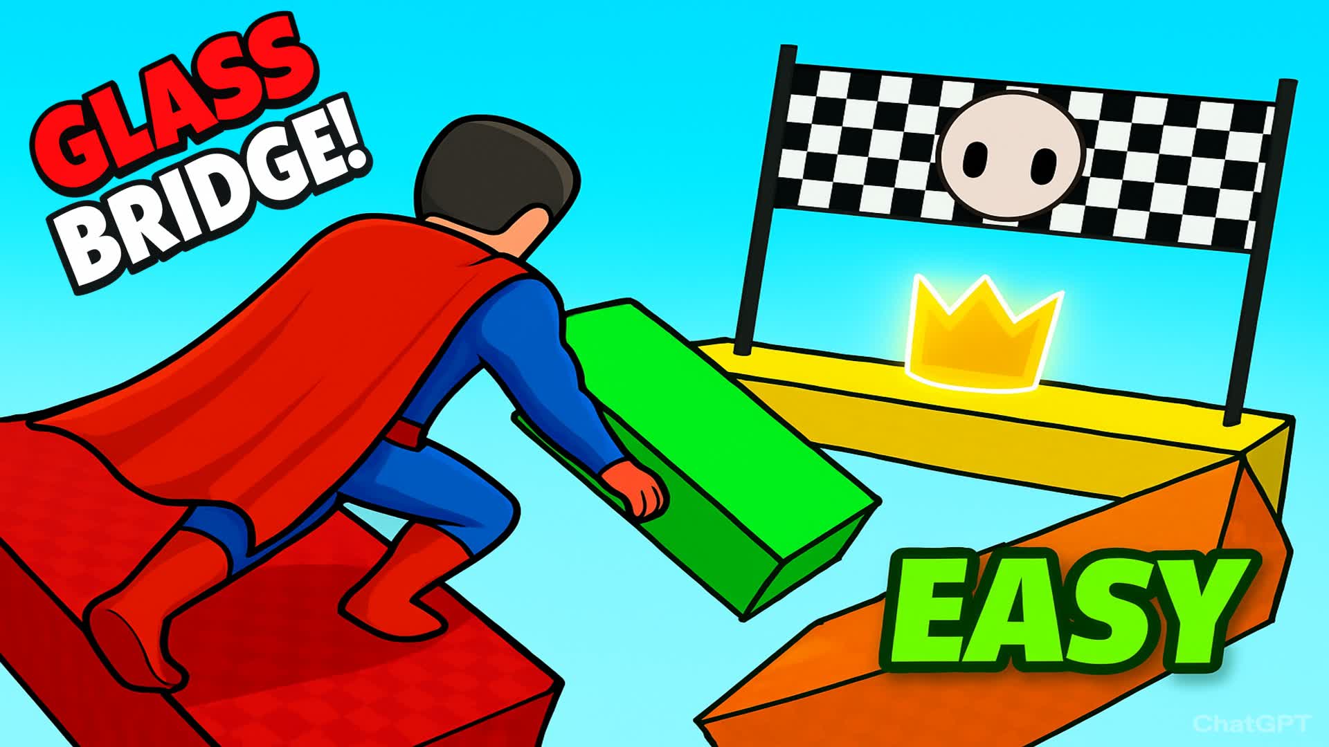 HERO GLASS BRIDGE MINIGAMES