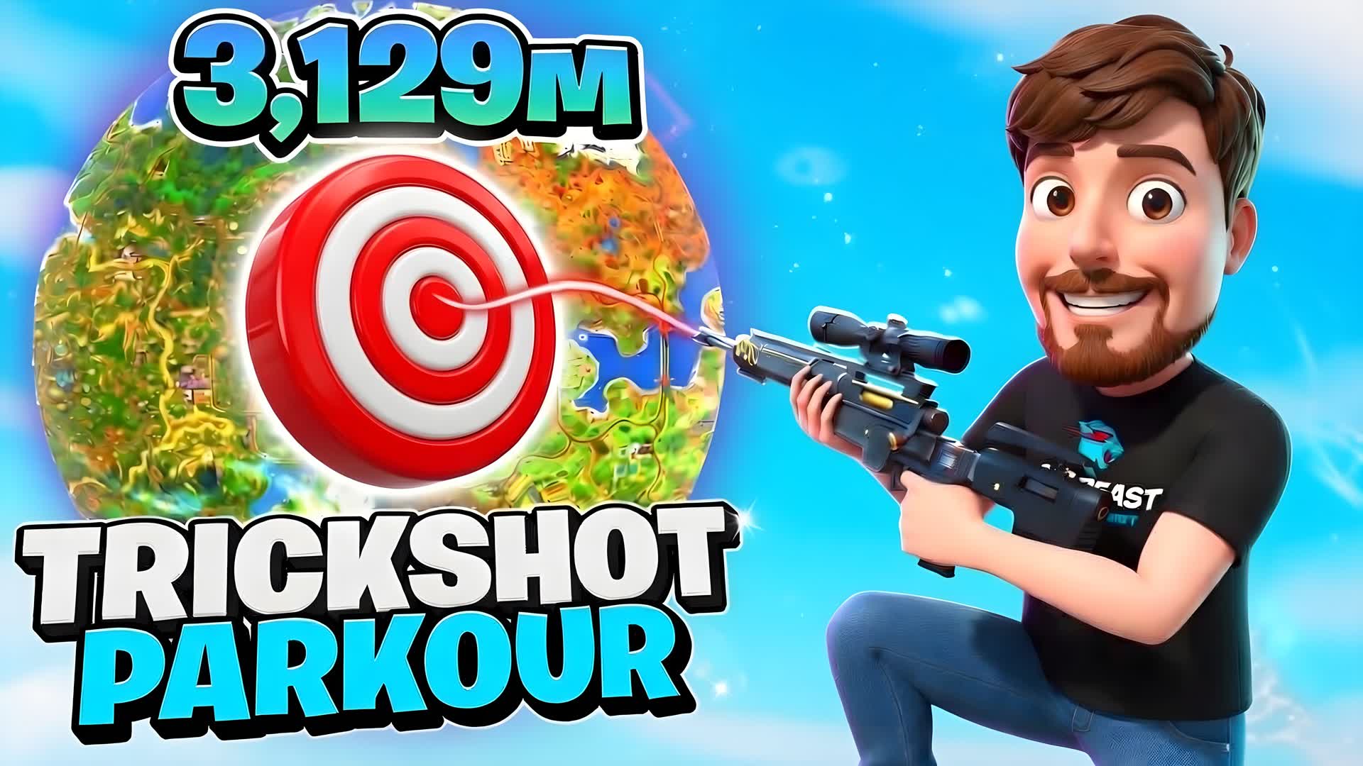 FINAL TRICKSHOT PARKOUR🎯(67 LEVELS)