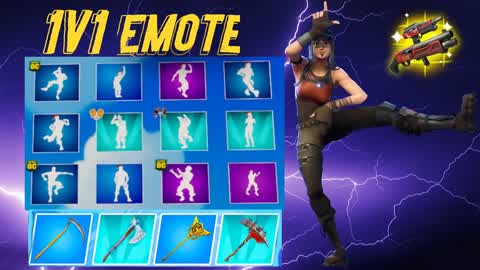 1v1 with music and emote