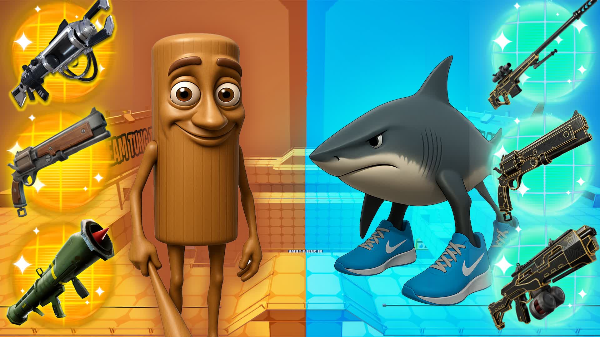 🔵🟤CRAZY TUNG TUNG VS TRALALERO🦈🏏🔵🟤